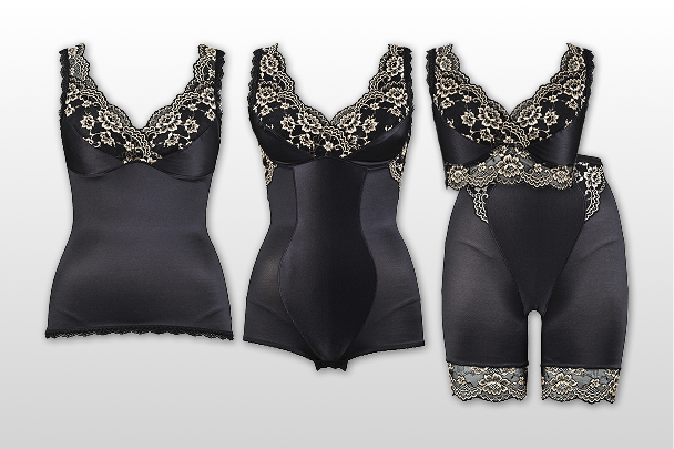 ブラジャーをはじめガードルやボディスーツなども製造