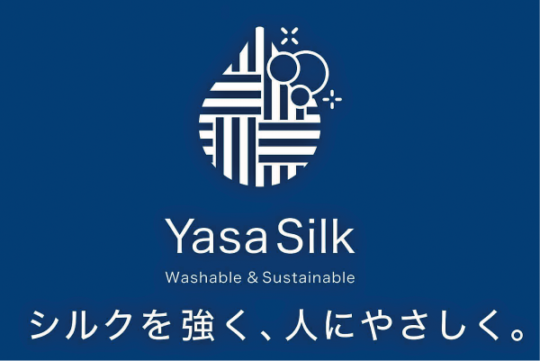 新しい加工技術「Yasa Silk」のロゴマーク